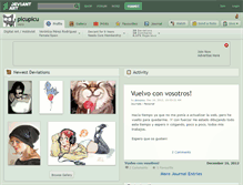 Tablet Screenshot of picupicu.deviantart.com