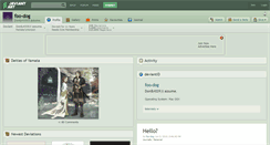 Desktop Screenshot of foo-dog.deviantart.com