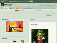 Tablet Screenshot of konstantinidis.deviantart.com