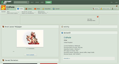 Desktop Screenshot of crzpoole.deviantart.com