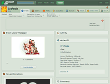 Tablet Screenshot of crzpoole.deviantart.com