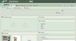 Desktop Screenshot of faustx1.deviantart.com