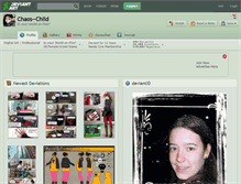 Tablet Screenshot of chaos--child.deviantart.com