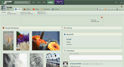 Desktop Screenshot of luviar.deviantart.com