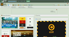 Desktop Screenshot of ccrt.deviantart.com
