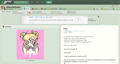 Desktop Screenshot of krazycatqueen.deviantart.com