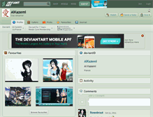Tablet Screenshot of aikazemi.deviantart.com