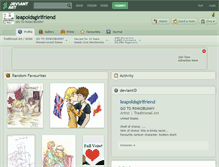 Tablet Screenshot of leapoldsgirlfriend.deviantart.com