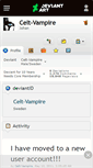 Mobile Screenshot of celt-vampire.deviantart.com