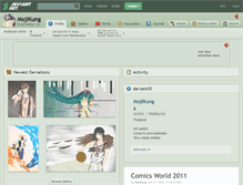 Tablet Screenshot of mojikung.deviantart.com