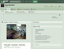 Tablet Screenshot of cassandra2603.deviantart.com
