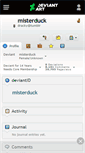 Mobile Screenshot of misterduck.deviantart.com