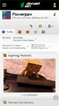 Mobile Screenshot of flowerpaw.deviantart.com