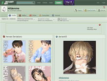 Tablet Screenshot of mildemme.deviantart.com