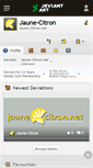Mobile Screenshot of jaune-citron.deviantart.com