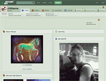 Tablet Screenshot of chibianne.deviantart.com
