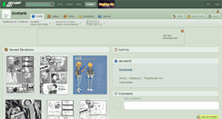 Desktop Screenshot of lovetank.deviantart.com