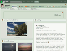 Tablet Screenshot of leventis.deviantart.com