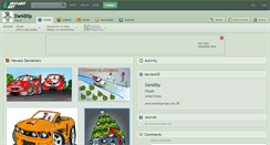 Desktop Screenshot of darkblip.deviantart.com