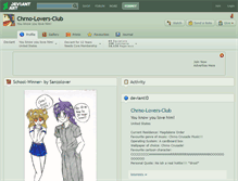 Tablet Screenshot of chrno-lovers-club.deviantart.com