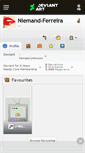 Mobile Screenshot of niemand-ferreira.deviantart.com