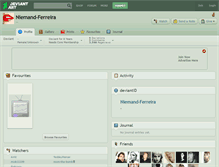 Tablet Screenshot of niemand-ferreira.deviantart.com