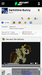 Mobile Screenshot of darkshine-bunny.deviantart.com