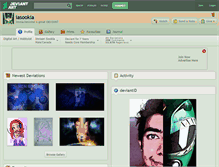 Tablet Screenshot of iasookia.deviantart.com