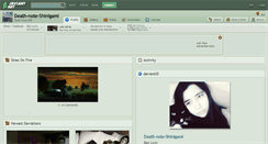 Desktop Screenshot of death-note-shinigami.deviantart.com