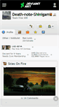 Mobile Screenshot of death-note-shinigami.deviantart.com