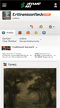 Mobile Screenshot of evilinemoonflesh.deviantart.com