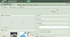 Desktop Screenshot of ghostchronos.deviantart.com