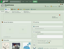 Tablet Screenshot of ghostchronos.deviantart.com