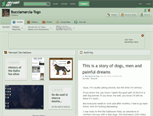 Tablet Screenshot of bucciamarcia-togo.deviantart.com