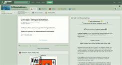 Desktop Screenshot of criticoslatinos.deviantart.com