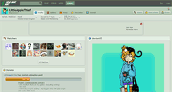 Desktop Screenshot of littleapplethief.deviantart.com