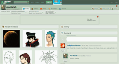 Desktop Screenshot of aka-manah.deviantart.com