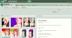 Desktop Screenshot of kiwiifruit.deviantart.com