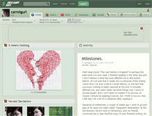 Tablet Screenshot of carrotgurl.deviantart.com