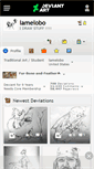 Mobile Screenshot of lamelobo.deviantart.com
