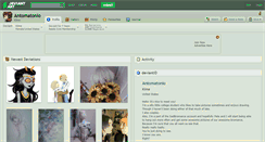 Desktop Screenshot of antomatonio.deviantart.com