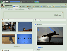 Tablet Screenshot of cordelion.deviantart.com