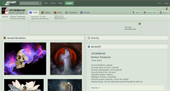 Desktop Screenshot of circledancer.deviantart.com