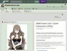 Tablet Screenshot of mihashi-harumi-chan.deviantart.com