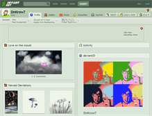 Tablet Screenshot of dnkrow7.deviantart.com