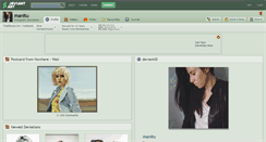 Desktop Screenshot of manitu.deviantart.com