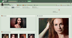 Desktop Screenshot of lena-lara.deviantart.com