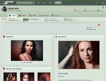 Tablet Screenshot of lena-lara.deviantart.com
