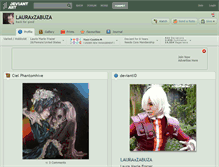 Tablet Screenshot of lauraxzabuza.deviantart.com