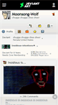 Mobile Screenshot of moonsong-wolf.deviantart.com